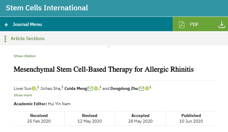 !针对中重度过敏性鼻炎的干细胞药物获批临床试验 1761703156404664.png
